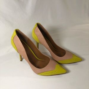 Rachel Roy two tone with broguing toe and heal